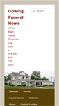Mobile Screenshot of gowingfuneralhome.com